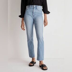Madewell Light Blue Straight Leg Jeans